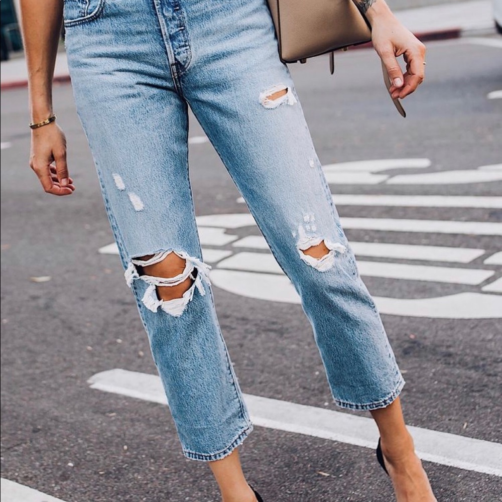 NWT Revolve Levi’s Wedgie Straight crop